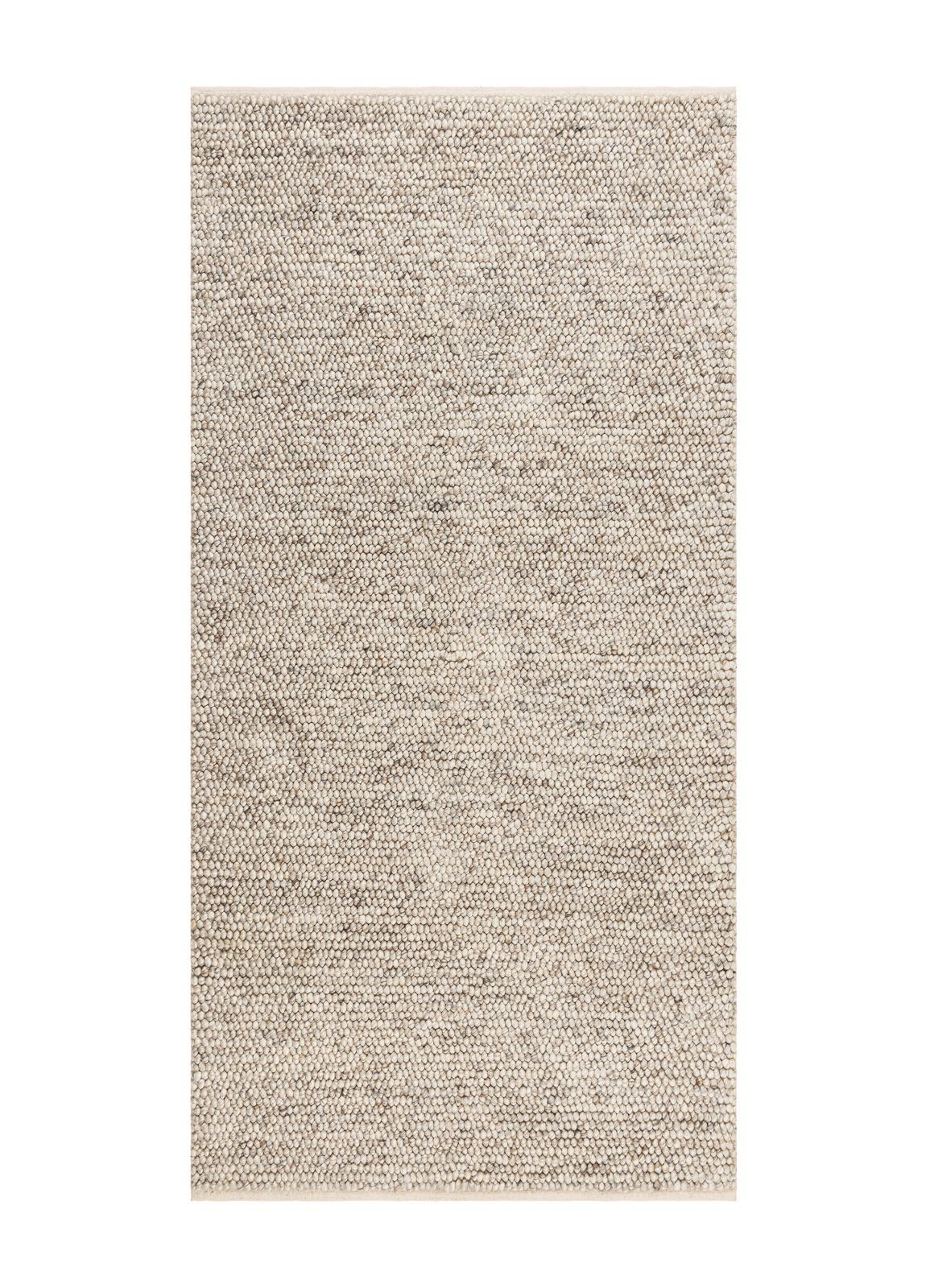 Håndvevd teppe KM Home Bubble 75x230 cm Lin - Lin