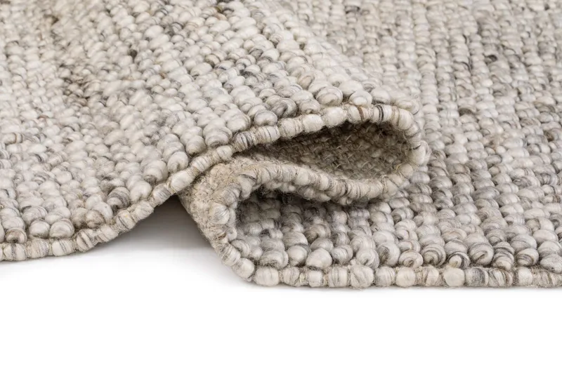 Håndvevd teppe KM Home Bubble kvadrat 240x240 cm Lin - lin - Tekstiler - Tepper & Matter - Moderne tepper - Ullteppe