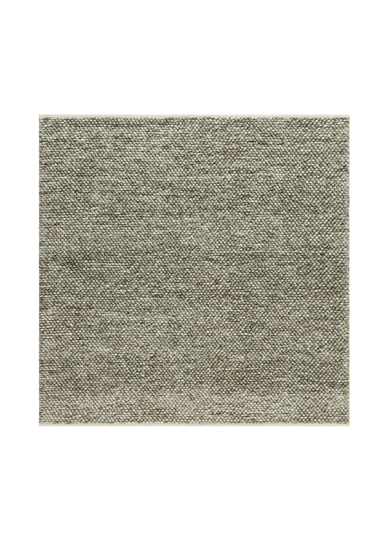 Håndvevd teppe KM Home Bubble kvadrat 300x300 cm Olivengrønn, Olivengrønn