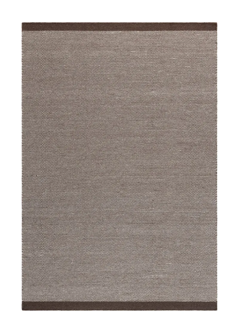 Håndvevd teppe KM Home Sandhamn 240x340 cm Sjokolade, Sjokolade