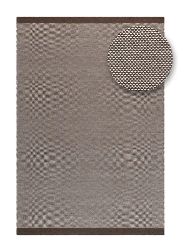 Håndvevd teppe KM Home Sandhamn 240x340 cm Sjokolade - Sjokolade - Tekstiler - Tepper & Matter - Moderne tepper - Ullteppe