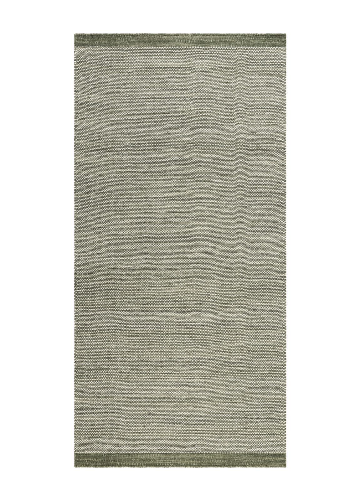 Håndvevd teppe KM Home Sandhamn 75x150 cm Grønn - Grønn