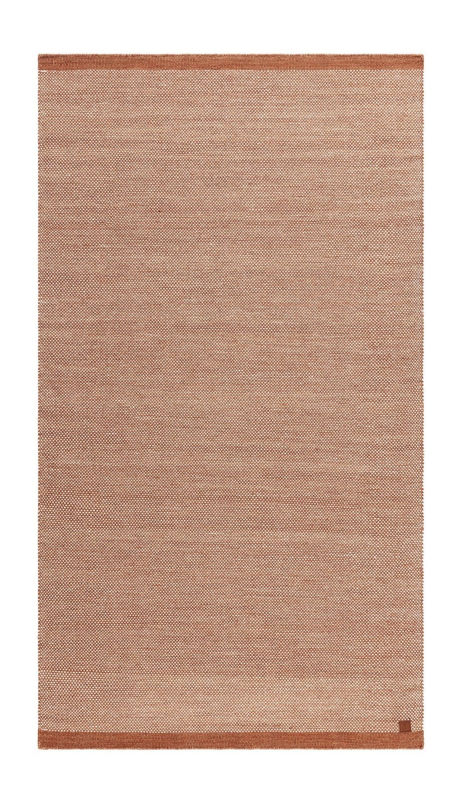 Håndvevd teppe KM Home Sandhamn 75x150 cm Terrakotta - Terrakotta