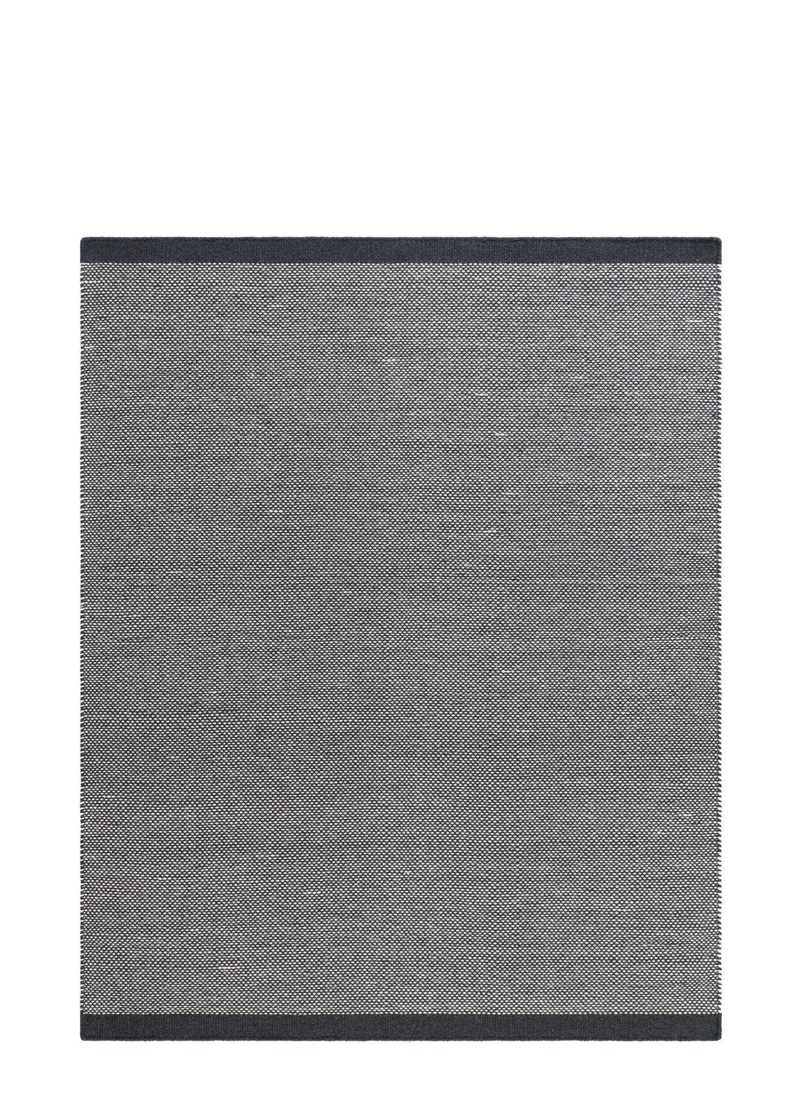 Håndvevd teppe KM Home Sandhamn Kvadrat 250x250 cm Indigoblå - indigoblå
