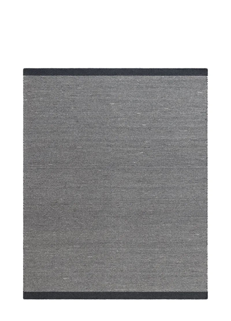 Håndvevd teppe KM Home Sandhamn Kvadrat 250x250 cm Indigoblå, indigoblå