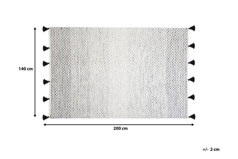 Inwood Matte 140x200 cm - Svart - Tekstiler - Tepper & Matter - Moderne tepper - Ullteppe