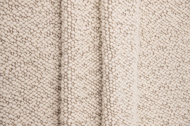 Jajru Ullmatte Rektangulær 200x300 cm - Hvid - Tekstiler - Tepper & Matter - Moderne tepper - Ullteppe