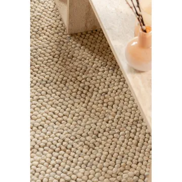 Ullteppe KM Home Ullteppe Bubble Sand 240x340 cm - Tekstiler - Tepper & Matter - Moderne tepper - Ullteppe