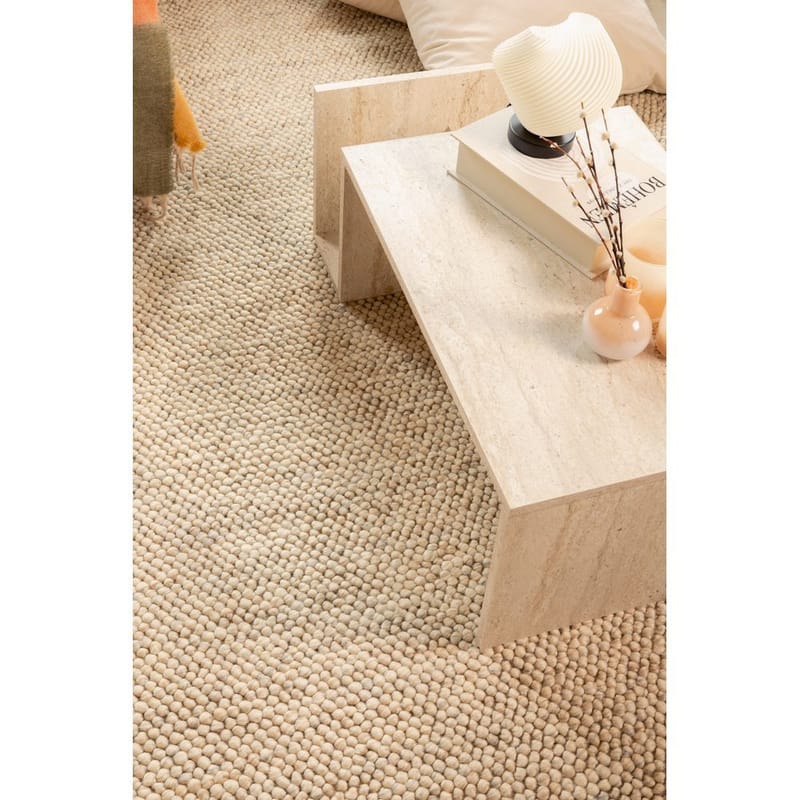 Ullteppe KM Home Ullteppe Bubble Sand 240x340 cm - Tekstiler - Tepper & Matter - Moderne tepper - Ullteppe