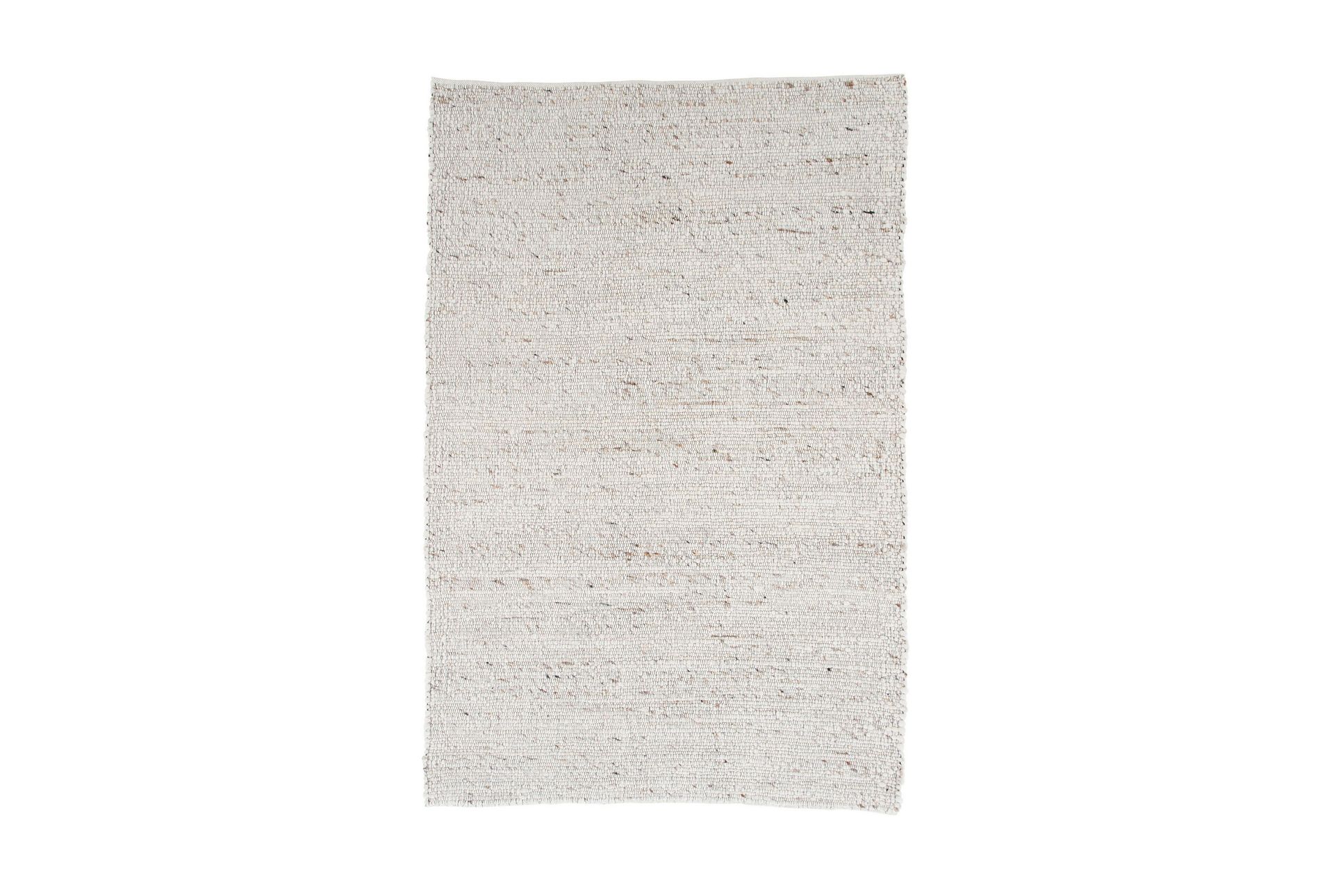 Loump Ullmatte 160x230 cm - Hvid/Beige - Tekstiler - Tepper & Matter - Moderne tepper - Ullteppe