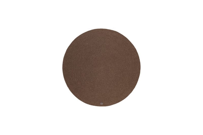 Ullteppe Merino - 160x160 cm, Sjokoladebrun - Tekstiler - Tepper & Matter - Moderne tepper - Ullteppe