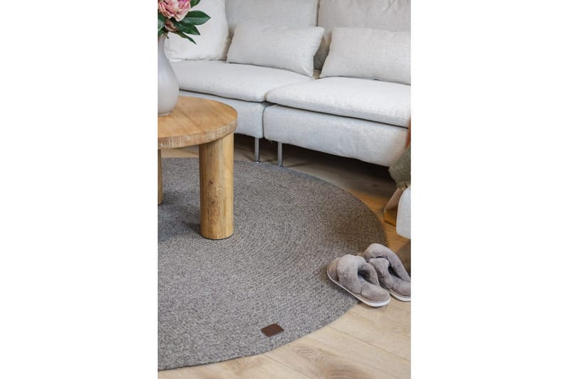 Ullteppe Merino - 200x200 cm, Taupe - Tekstiler - Tepper & Matter - Moderne tepper - Ullteppe