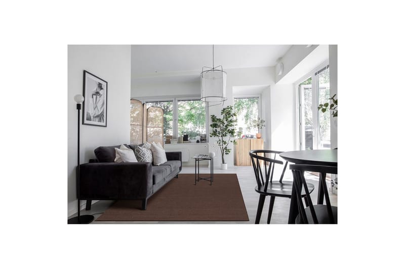 Ullteppe Molly - 160x230 cm, Sjokoladebrun - Tekstiler - Tepper & Matter - Moderne tepper - Ullteppe