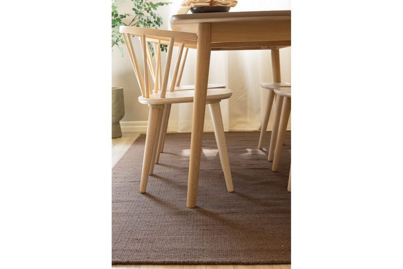 Ullteppe Molly - 160x230 cm, Sjokoladebrun - Tekstiler - Tepper & Matter - Moderne tepper - Ullteppe