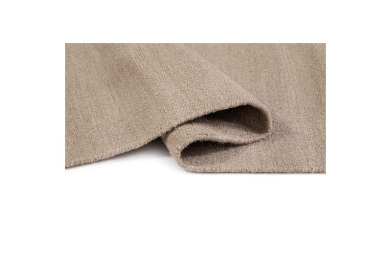 Ullteppe Molly - 200x200 cm, Mørk Lin - Tekstiler - Tepper & Matter - Moderne tepper - Ullteppe