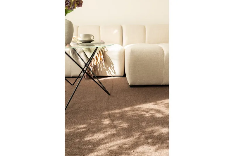 Ullteppe Molly - 240x340 cm, Sjokoladebrun - Tekstiler - Tepper & Matter - Moderne tepper - Ullteppe