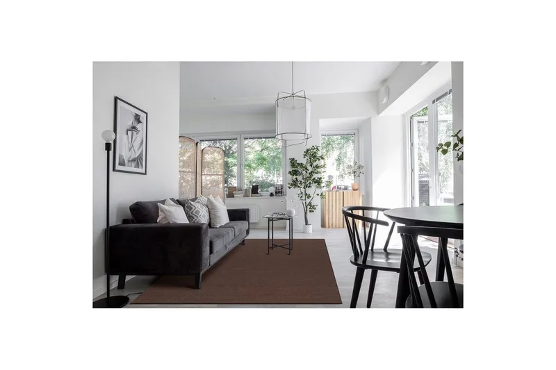 Ullteppe Molly - 300x400 cm, Sjokoladebrun - Tekstiler - Tepper & Matter - Moderne tepper - Ullteppe