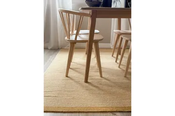 Ullteppe Sandhamn - 160x230 cm, Gul - Tekstiler - Tepper & Matter - Moderne tepper - Ullteppe