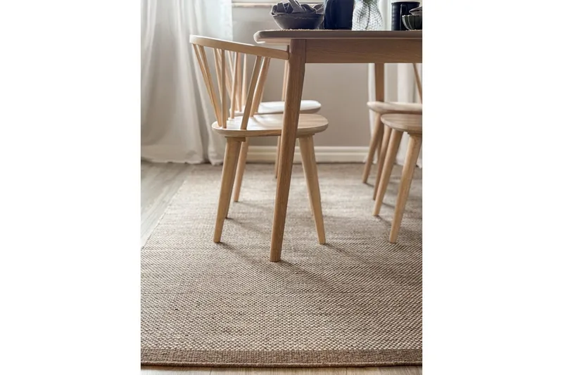 Ullteppe Sandhamn - 160x230 cm, Mørk Lin - Tekstiler - Tepper & Matter - Moderne tepper - Ullteppe