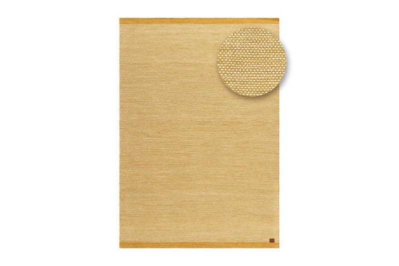 Ullteppe Sandhamn - 200x300 cm, Gul - Tekstiler - Tepper & Matter - Moderne tepper - Ullteppe