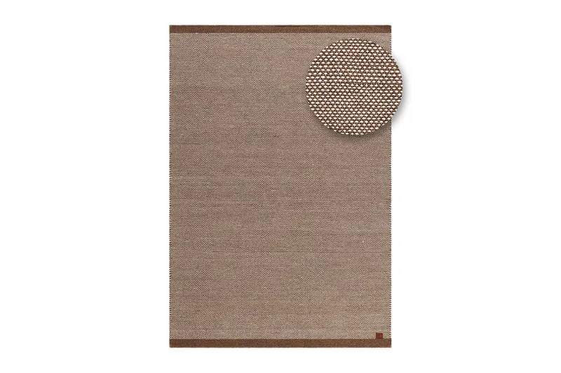 Ullteppe Sandhamn - 200x300 cm, Mørk Lin - Tekstiler - Tepper & Matter - Moderne tepper - Ullteppe