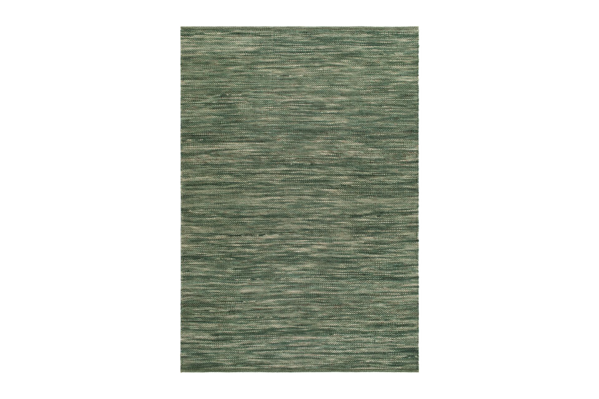 Skagen Ullmatte 140x200 cm Rektangulær - Grønnmelange - Tekstiler - Tepper & Matter - Moderne tepper - Ullteppe