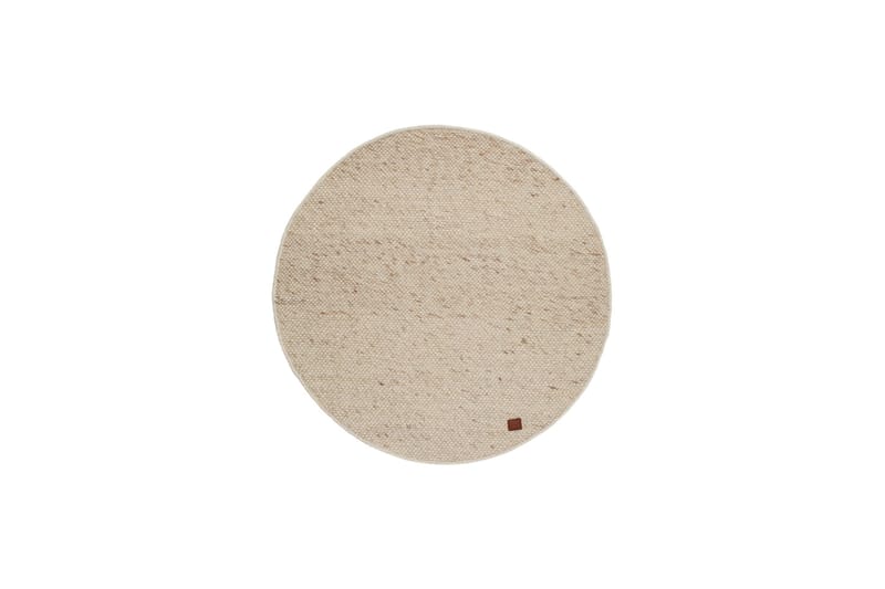 Skagen Ullmatte 160 cm Rund, Naturmelange