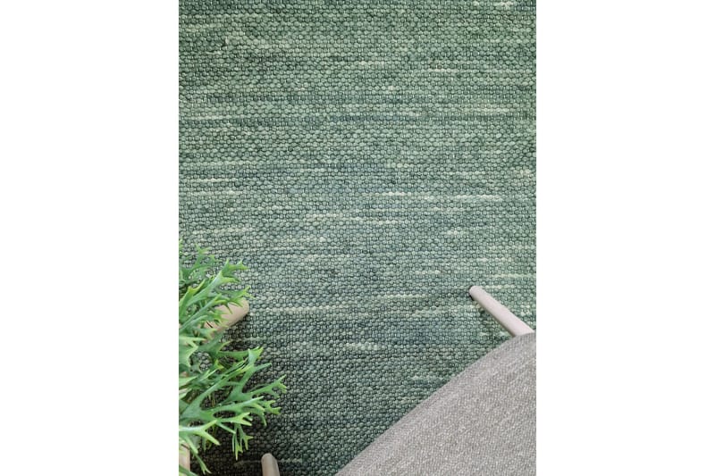 Skagen Ullmatte 160x230 cm Rektangulær - Grønnmelange - Tekstiler - Tepper & Matter - Moderne tepper - Ullteppe