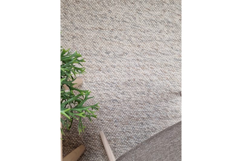 Skagen Ullmatte 160x230 cm Rektangulær - Sandmelange - Tekstiler - Tepper & Matter - Moderne tepper - Ullteppe