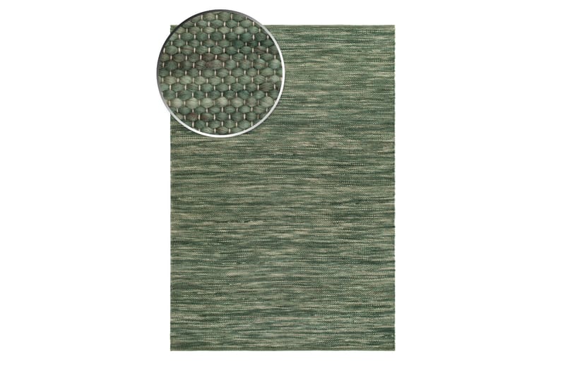 Skagen Ullmatte 240x340 cm Rektangulær - Grønnmelange - Tekstiler - Tepper & Matter - Moderne tepper - Ullteppe