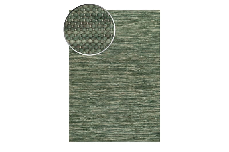 Skagen Ullmatte 240x340 cm Rektangulær - Grønnmelange - Tekstiler - Tepper & Matter - Moderne tepper - Ullteppe