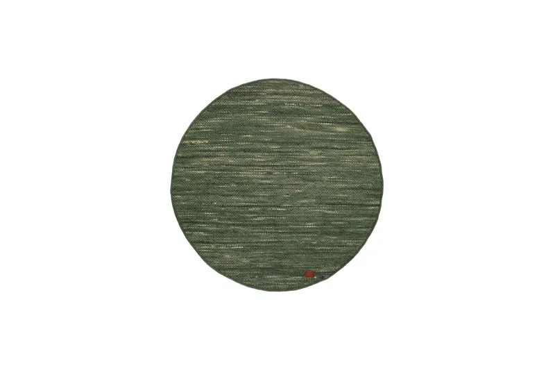 Skagen Ullmatte 300 cm Rund - Grønnmelange - Tekstiler - Tepper & Matter - Moderne tepper - Ullteppe