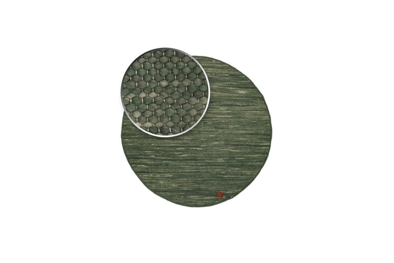 Skagen Ullmatte 300 cm Rund - Grønnmelange - Tekstiler - Tepper & Matter - Moderne tepper - Ullteppe