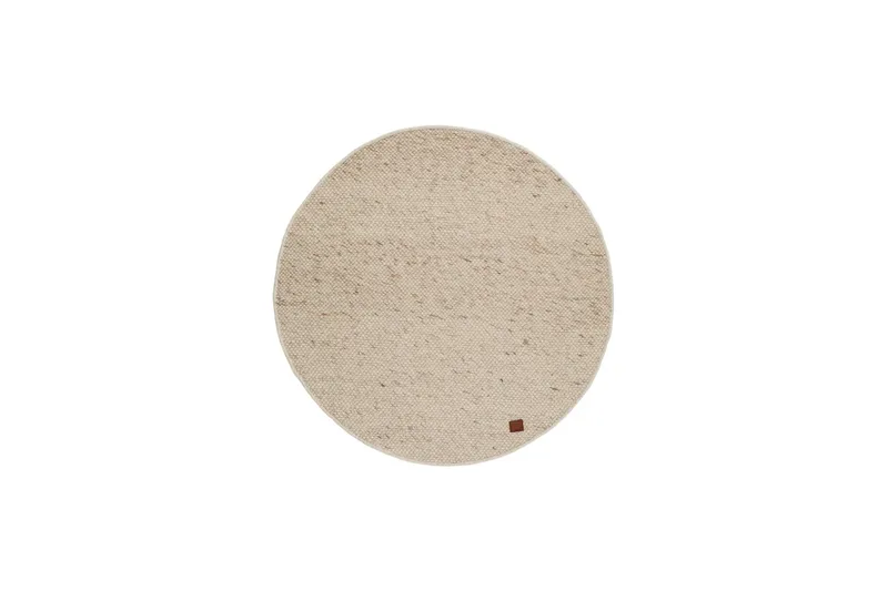 Skagen Ullmatte 300 cm Rund, Naturmelange