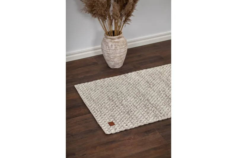 Torekov Ullmatte 75x150 cm - Hvit - Tekstiler - Tepper & Matter - Moderne tepper - Ullteppe