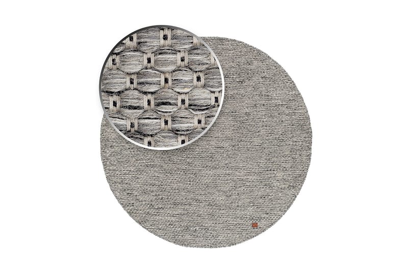 Torekov Ullmatte Rund 200 cm - Grå - Tekstiler - Tepper & Matter - Moderne tepper - Ullteppe
