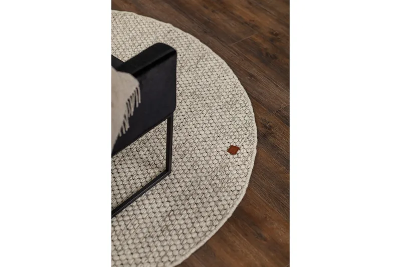 Torekov Ullmatte Rund 300 cm - Hvit - Tekstiler - Tepper & Matter - Moderne tepper - Ullteppe