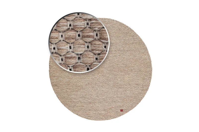 Torekov Ullmatte Rund 300 cm - Lin - Tekstiler - Tepper & Matter - Moderne tepper - Ullteppe