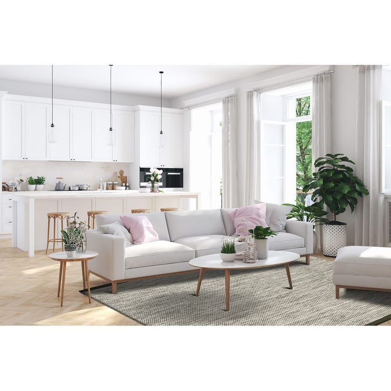 Ullteppe Torsby - 160x230 cm, Oliven grønn - Tekstiler - Tepper & Matter - Moderne tepper - Ullteppe