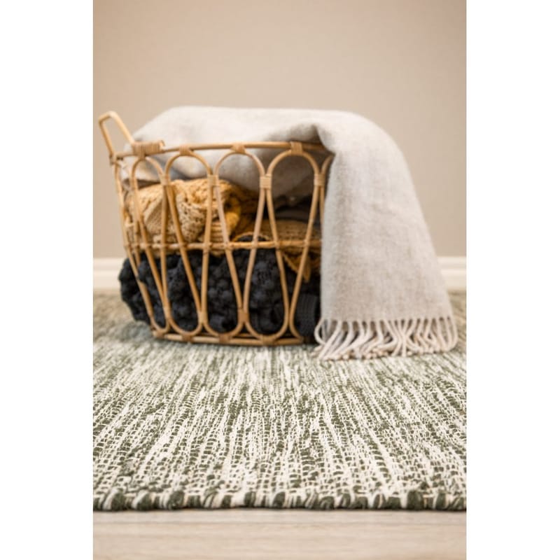 Ullteppe Torsby - 240x340 cm, Oliven grønn - Tekstiler - Tepper & Matter - Moderne tepper - Ullteppe