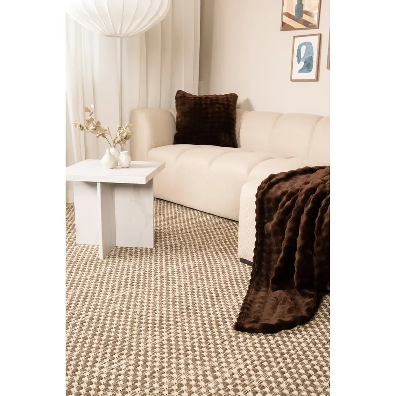 Ullteppe Vasa - 140x200 cm, Greige - Tekstiler - Tepper & Matter - Moderne tepper - Ullteppe