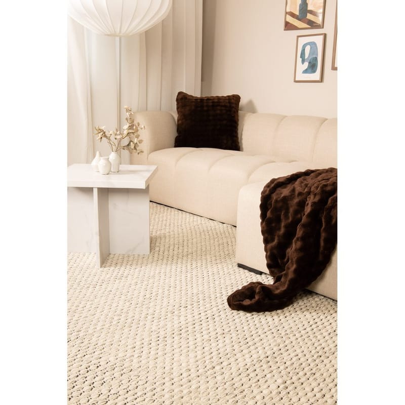 Ullteppe Vasa - 200x300 cm, Creme - Tekstiler - Tepper & Matter - Moderne tepper - Ullteppe