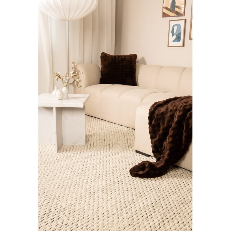 Ullteppe Vasa - 200x300 cm, Creme - Tekstiler - Tepper & Matter - Moderne tepper - Ullteppe