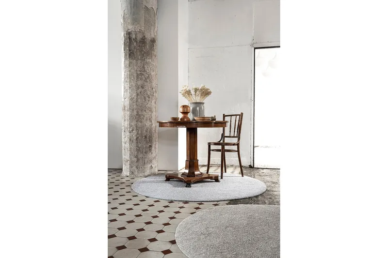 Viita Matte Rund 160 cm Beige - VM Tepper - Tekstiler - Tepper & Matter - Moderne tepper - Ullteppe