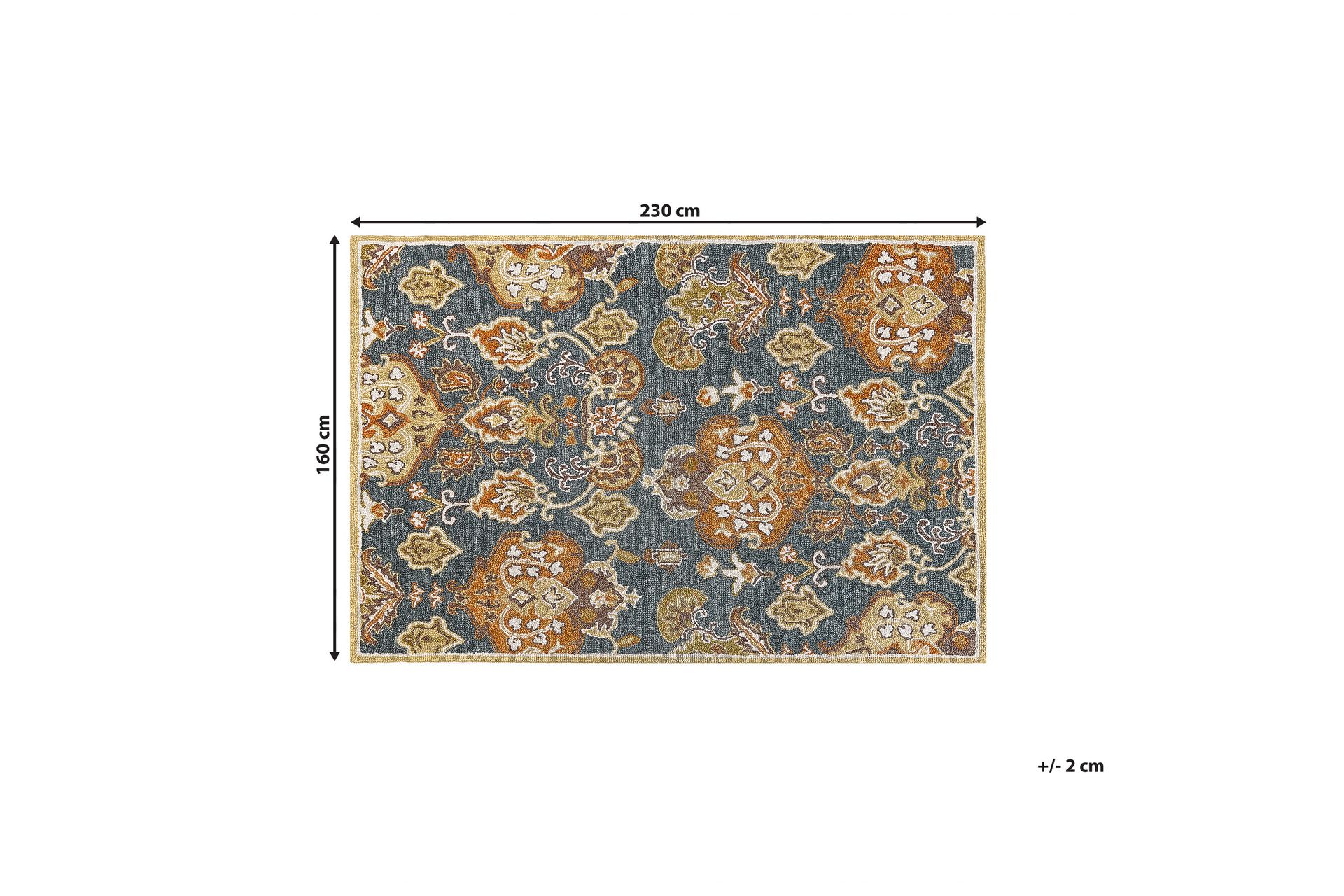 Umurlu Ullteppe 160x230 cm - Oransje - Tekstiler - Tepper & Matter - Moderne tepper - Ullteppe