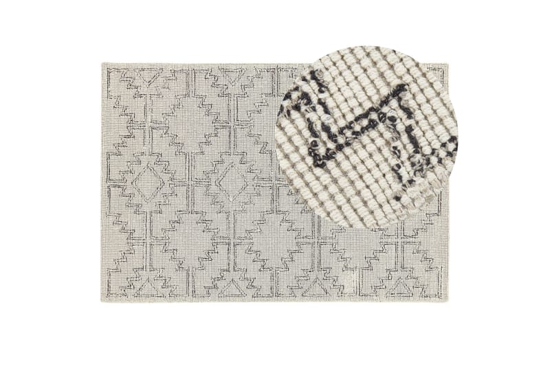 Urla Ryeteppe 140x200 cm - Beige - Tekstiler - Tepper & Matter - Små tepper
