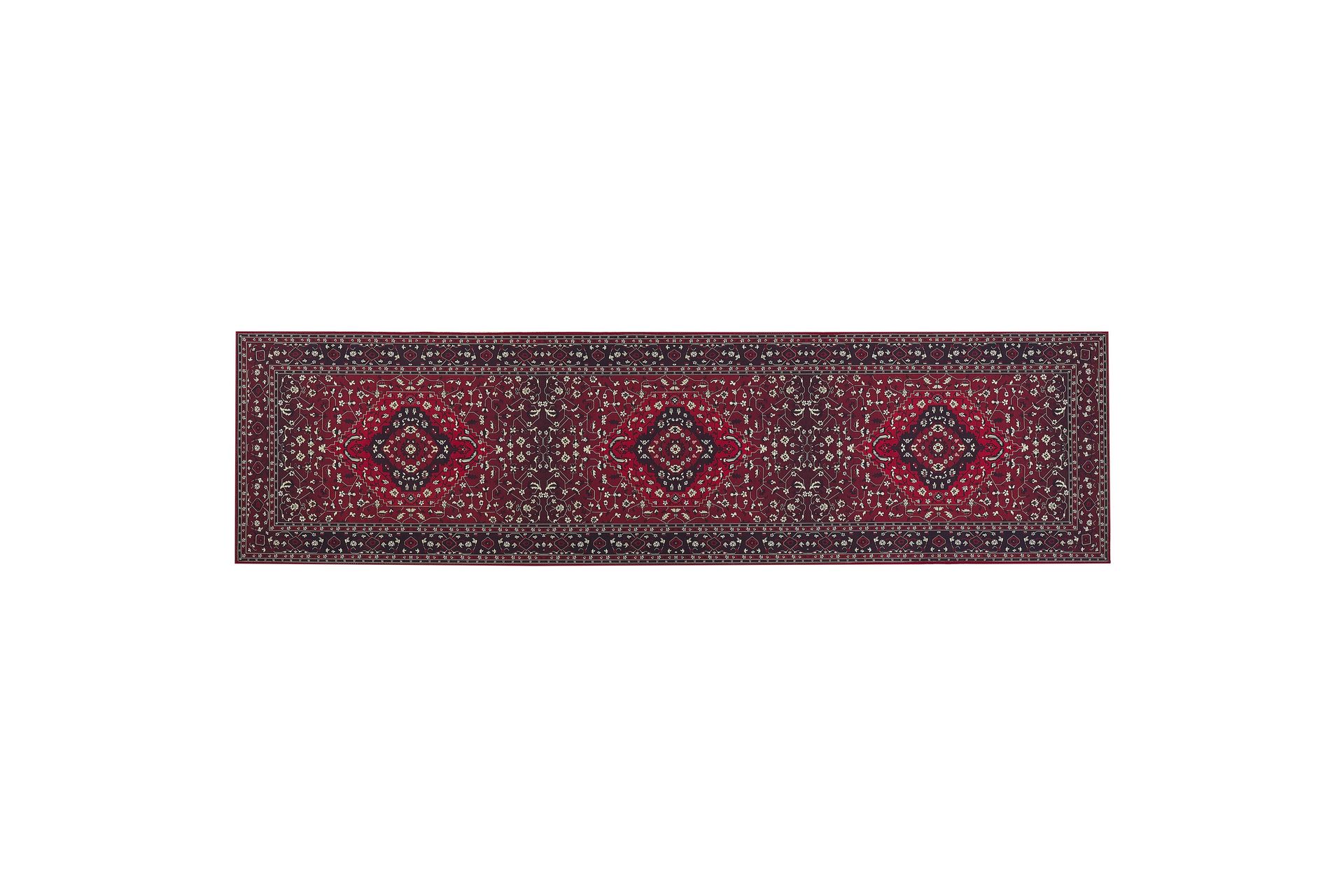 Vadkadam Ryeteppe 80x300 cm - Rød - Tekstiler - Tepper & Matter - Moderne tepper - Ryeteppe