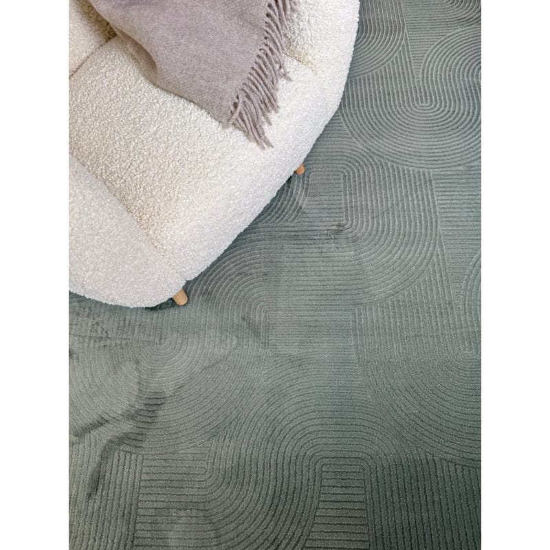 Vaskbart teppe Castello Art - Grønn - Tekstiler - Tepper & Matter - Moderne tepper - Fillerye