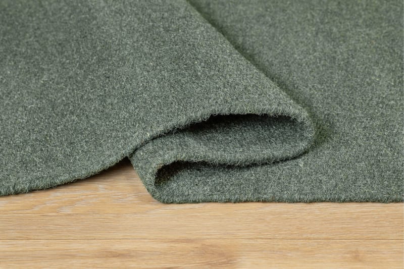 Vaxholm Ullteppe 75x230 cm Oval - Grønn - Tekstiler - Tepper & Matter - Moderne tepper - Ullteppe