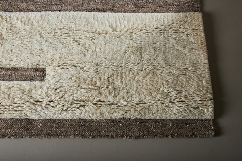 Vincent Ullteppe 160x230 cm Rektangulær - Hvit - Tekstiler - Tepper & Matter - Moderne tepper - Ullteppe
